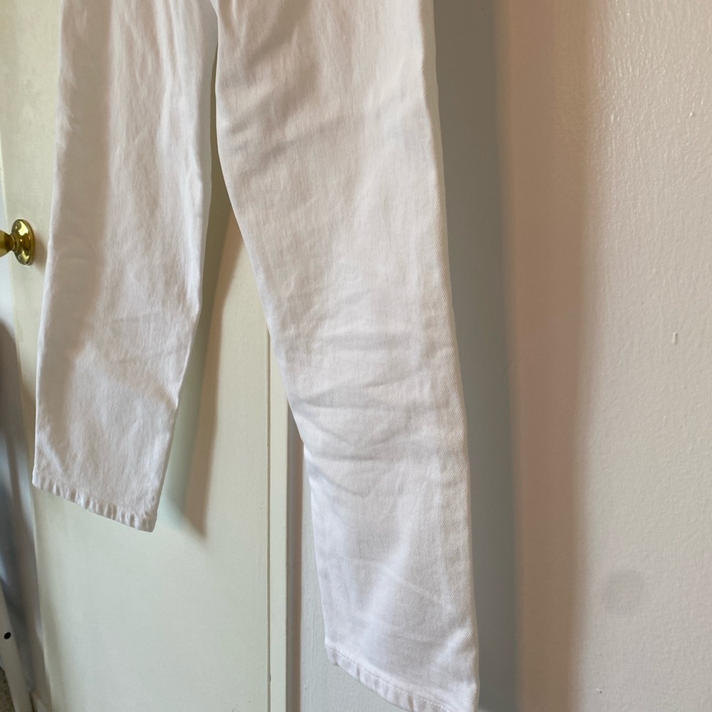 NWT WHITE ZARA MOM FIT DENIM JEANS SZ 6 - Picture 10 of 12